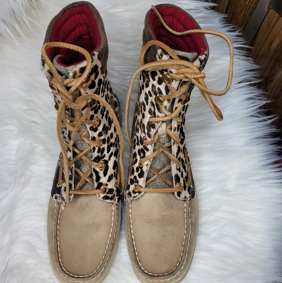 Sperry top- spider high tops - Picture 2 of 9